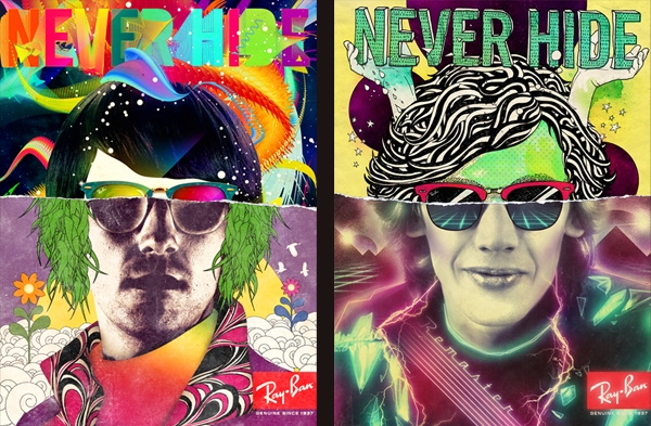 rayban never hide campaign2 Ray Ban Colorize Campaign