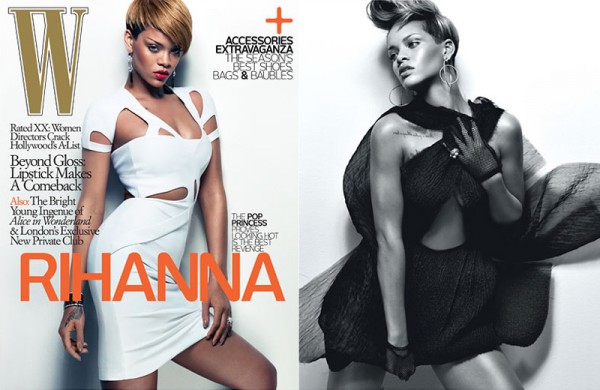 rihanna by craig mcdean w cover 600x390 Rihanna by Craig McDean for W Magazine